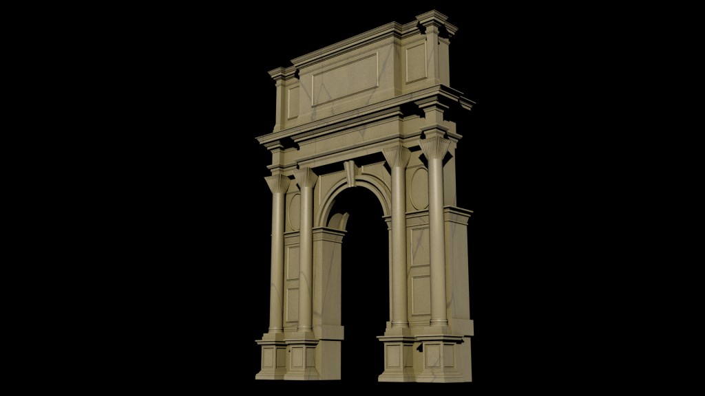 A Triumphal Arch of Allegories (Domenichino) preview image 1